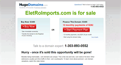 Desktop Screenshot of eletroimports.com